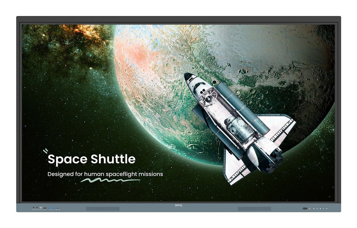 BenQ RE7504 75" Interaktivni Displej 4K UHD IPS LED 40-touch Android 13 128GB za učionice i sale za sastanke