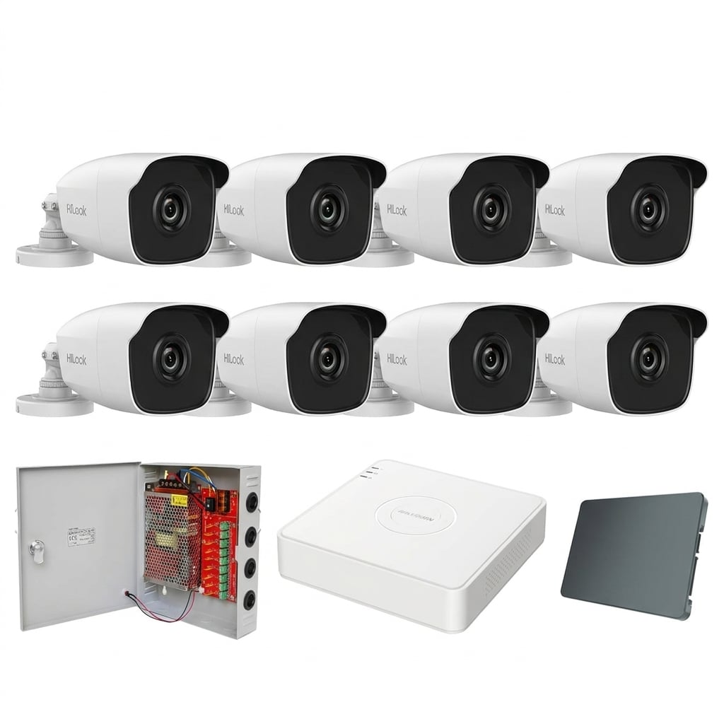 Hikvision komplet 8 bullet kamera 2Mpix (THC-B220-M)