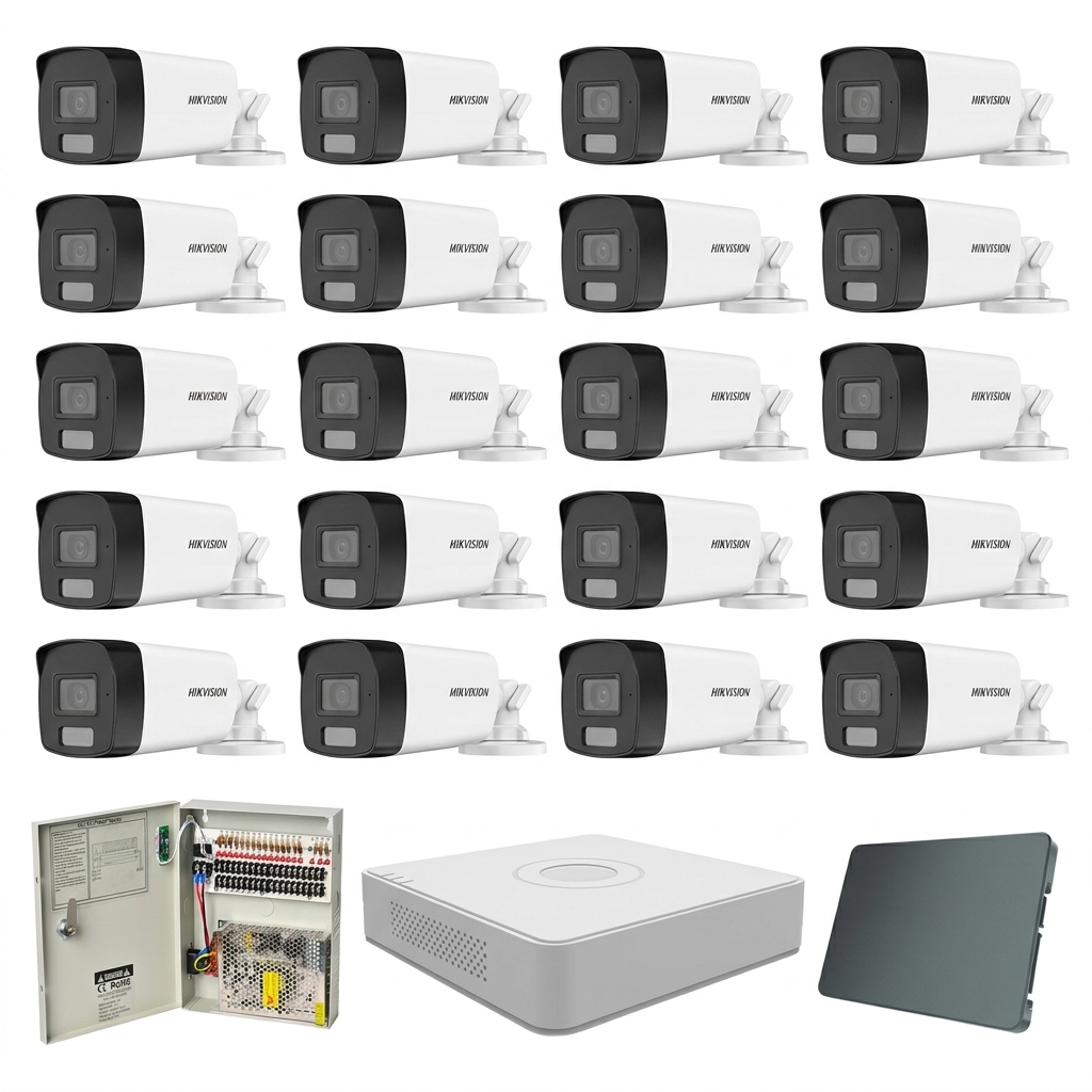 Hikvision komplet 16 bullet kamere 8Mpix
