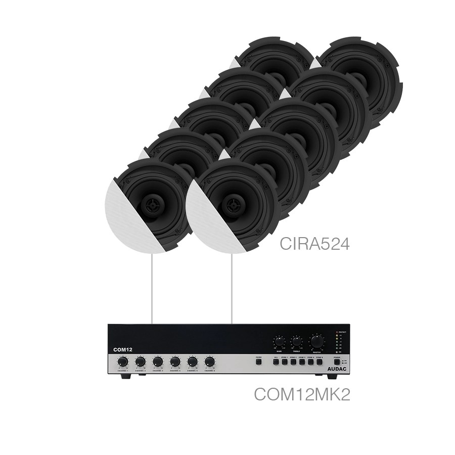 Komplet CANTO7.10P — Audac CANTO