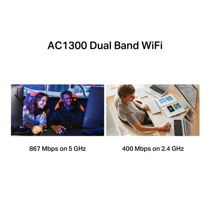 Mercusys MA30H AC1300 wireless USB dual band adapter
