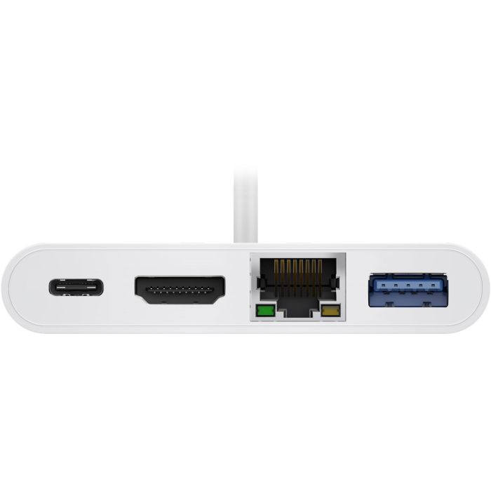 USB-C multiport adapter USB A, PD, Ethernet i HDMI Goobay