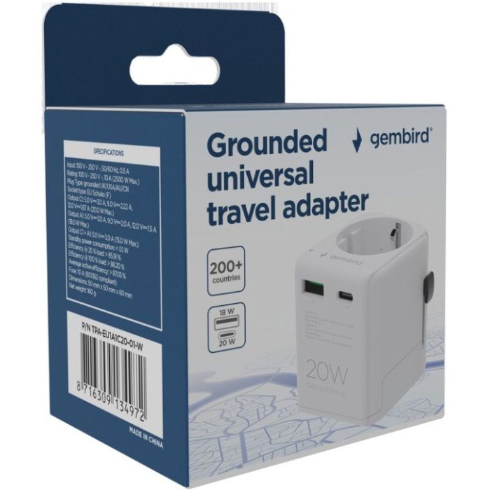 GEMBIRD-TPA-EU1A1C20-01-W