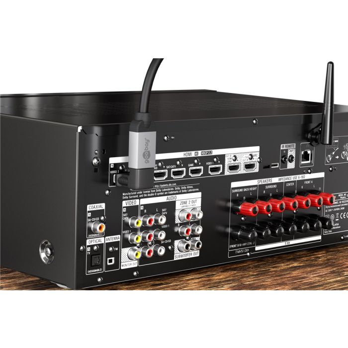 Adapter HDMI F-HDMI M  90° L 8K