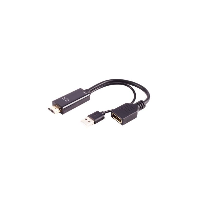 HDMI-A adapter, DisplayPort priključak, 4K pri 60 Hz, 20 cm