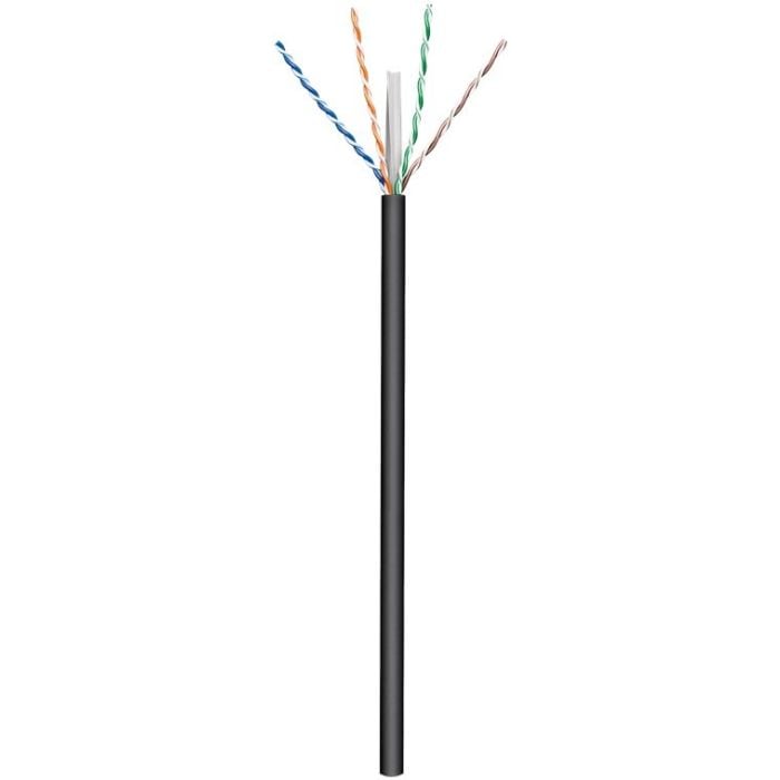 Mrežni kabl CAT 6 outdoor, U/UTP, CCA, AWG 23/1 (solid), PE plašt, 100m