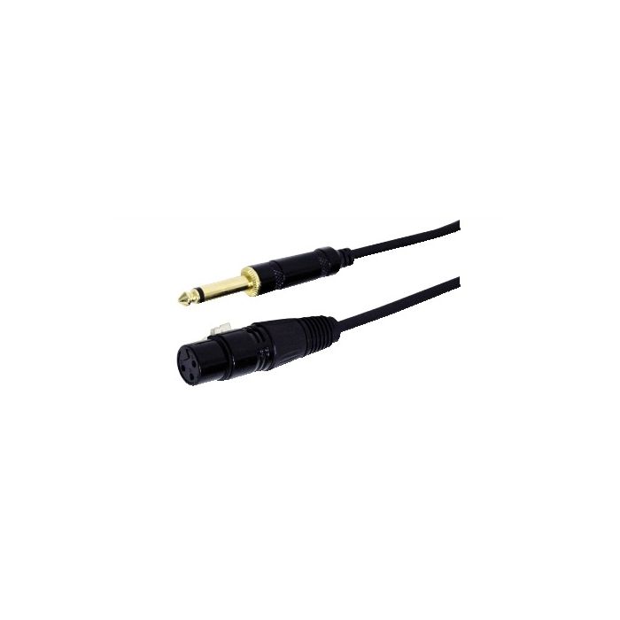 Mikrofonski kabl 6.3mm muški mono na XLR ženski 1.8m