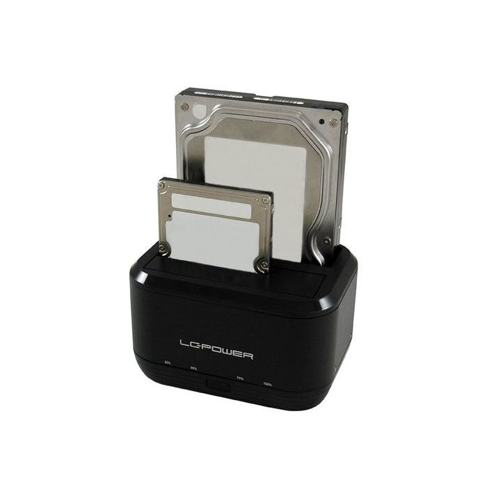 HDD DOCKING LC-DOCK-U3-III USB3.0 2x2.5/3.5&quot; HDD/SSD Black