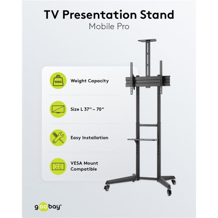 Podni nosač za TV Goobay Stand Pro 37"-70"