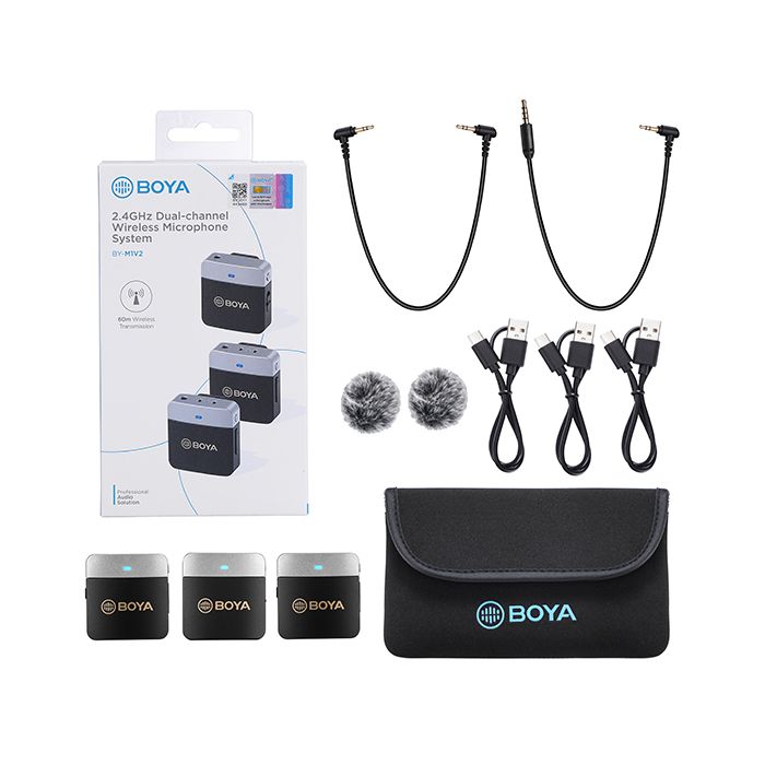 Boya BY-M1V2 bezicni audio set (2 sagovornika)