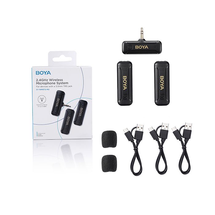 Boya BY-WM3T2-M2 bezicni audio set za 3,5mm uređaje (za 2 sagovornika)