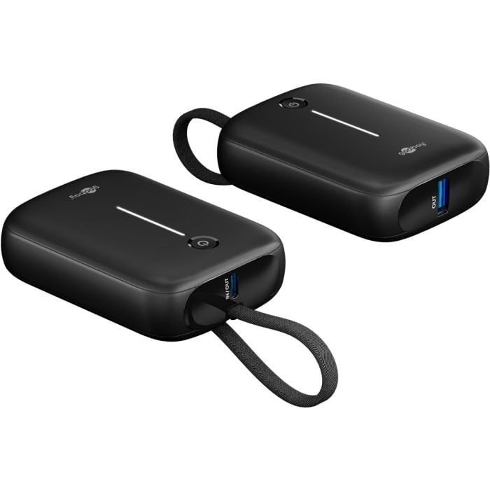 Goobay Power bank 10,000 mAh (sa integrisanim kablom)