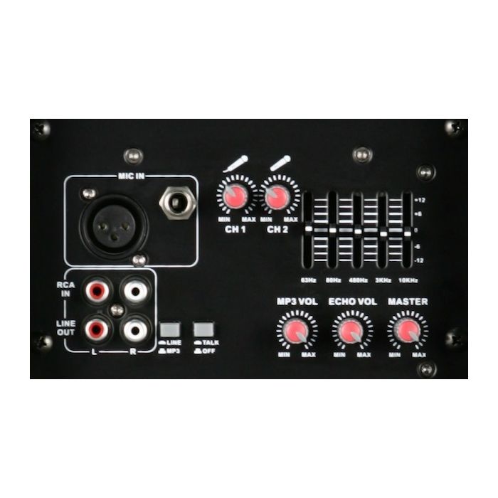 Wharfedale Pro EZ-15A aktivna Bluetooth zvučna kutija sa dva bežična mikrofona