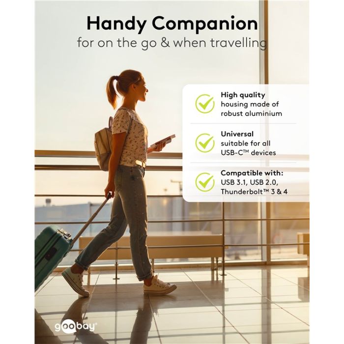 Goobay adapter USB-C 4.0 m-m