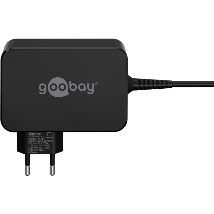 Goobay USB C punjač 65W (crni)