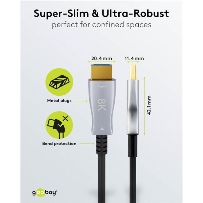 HDMI 2.1 optički kabl AOC (više dužina)