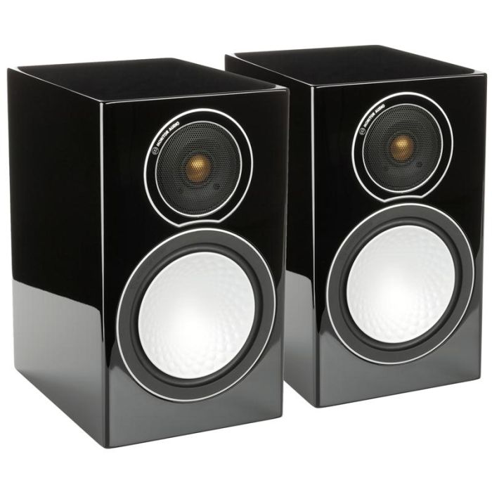 Monitor Audio Silver 1 zvučnici za police (crni sjaj)