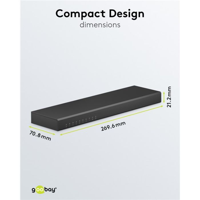 Goobay HDMI spliter 1 na 8 4K