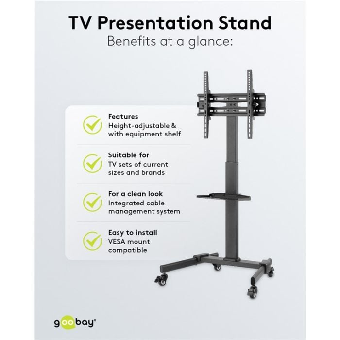 Podni nosač za TV Goobay Basic 37"-70"