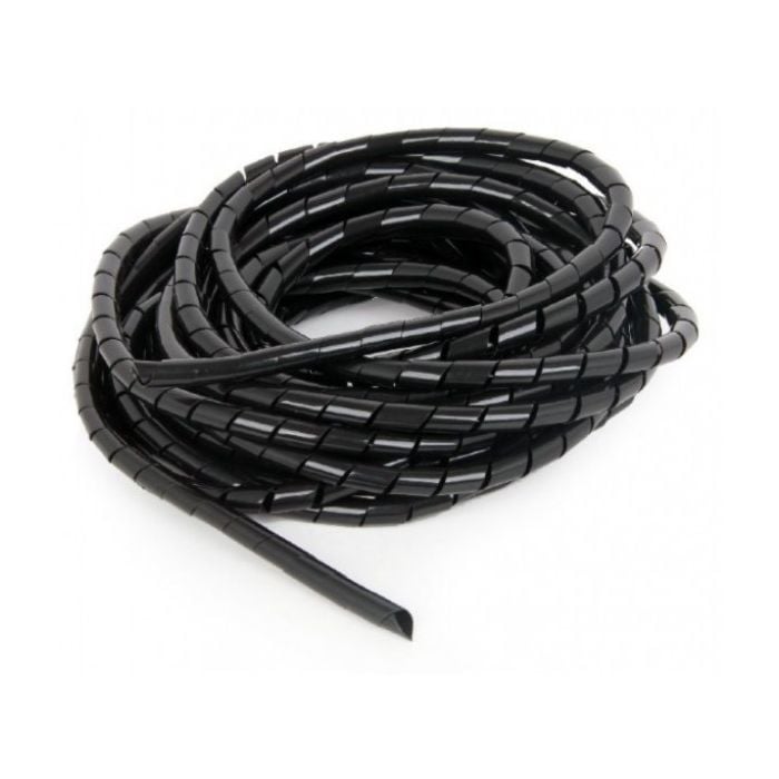 Gembird obloga spiralnog kabla od 12mm, 10m (crna)