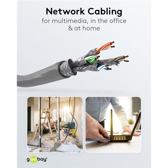 Goobay kabl Cat 6A 100m S/FTP