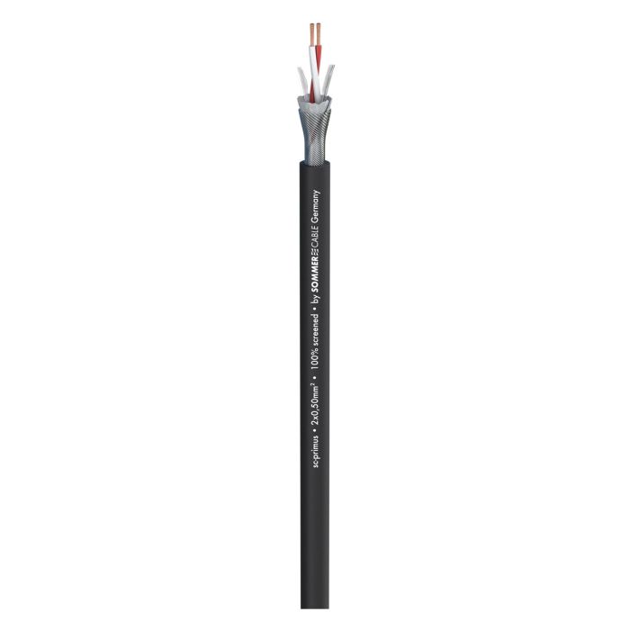 Sommer Cable SC-Primus mikrofonski kabl 2x0,50mm², crni
