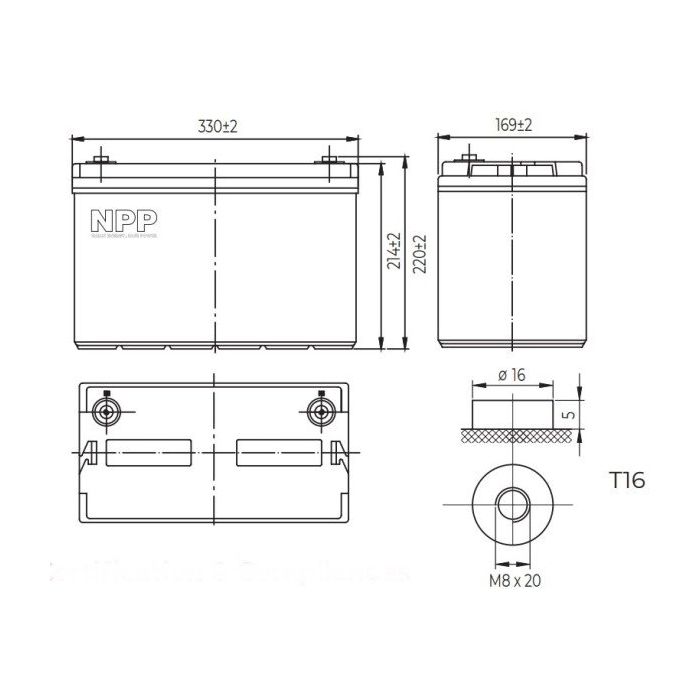 NPP-NPG12V-100AH
