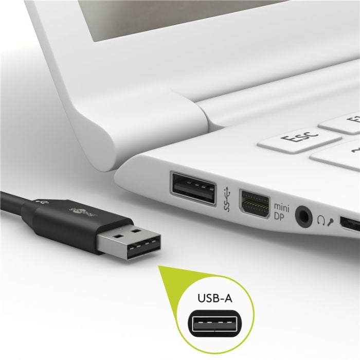 Goobay USB-A m - USB-C m kabl (0.1m)