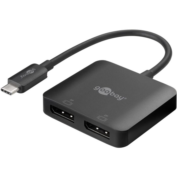Adapter USB-C - 2x DisplayPort 4K 60Hz
