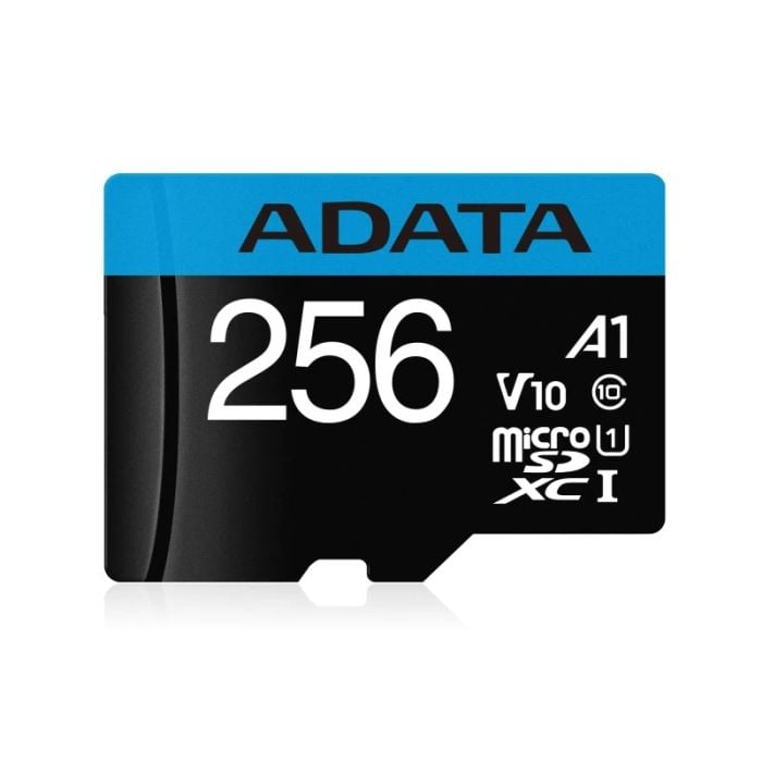 Adata MicroSD 256GB memorijska kartica AUSDX256GUICL10A1-RA1 (sa SD adapterom)