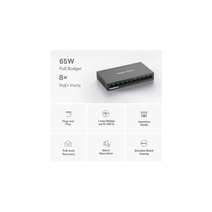 PoE switch MS110P Mercusys