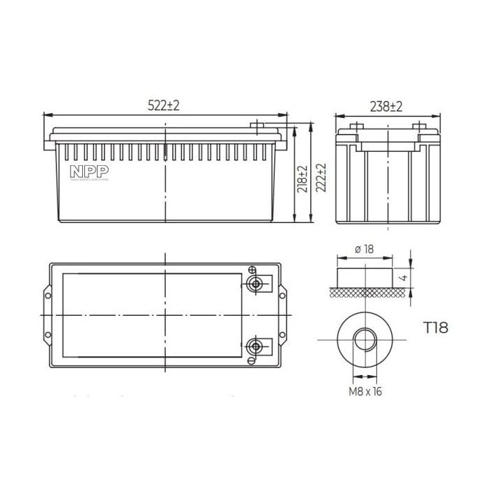 NPP-NPG12V-200AH