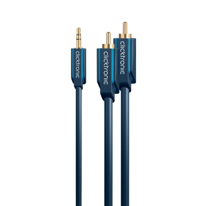 Kabl 3.5mm STm - 2x RCAm Clicktronic, 1m-5m