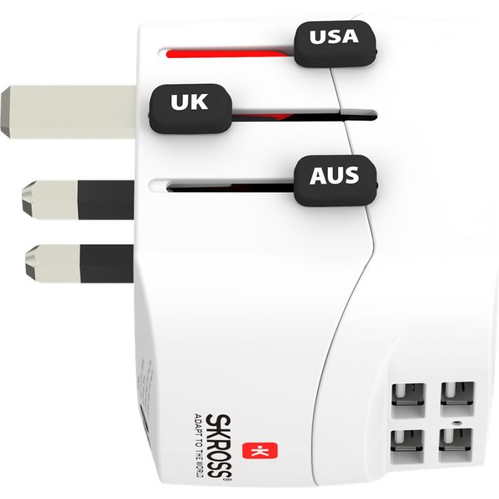 Putni adapter Skross Pro Light USB (4x USB-A)