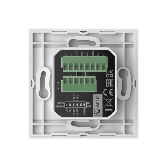 Audac WP210 - Zidni audio panel (mikrofon i linijski ulaz)
