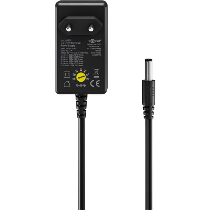 Univerzalni ispravljač 3-12V/27W 11 kom NTS-U 64570