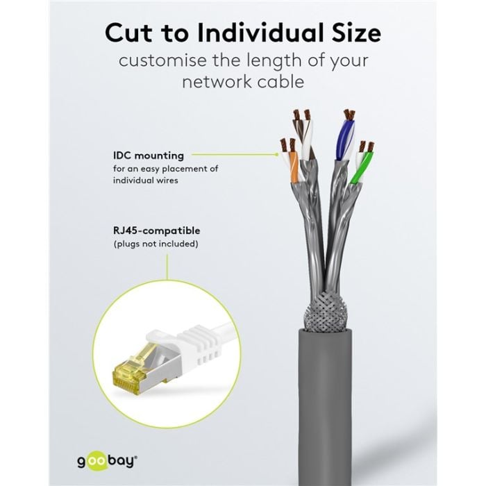 Goobay kabl Cat 6A 100m S/FTP