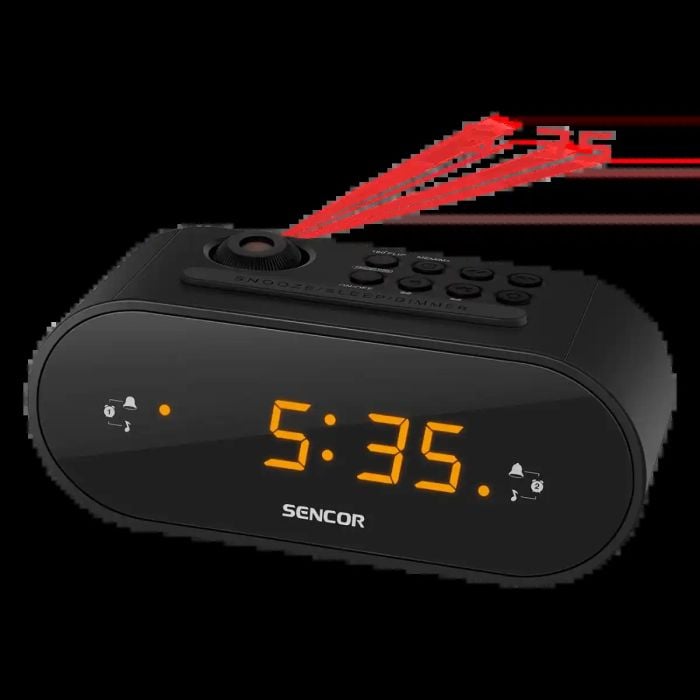 Sencor SRC 3100 B FM radio alarm sa projektorom vremena