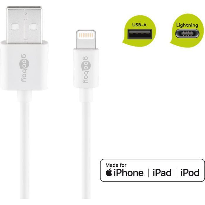 Goobay Lightning - USB-A m kabl 0.5m