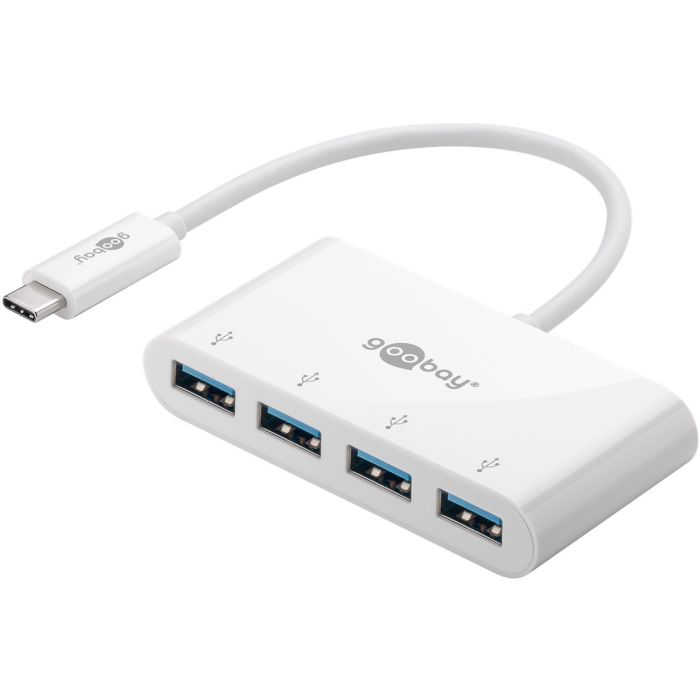 USB-C multiport adapter USB A x 4 Goobay
