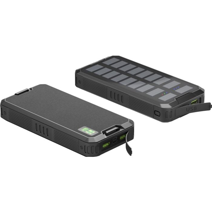 Goobay Solarni Power Bank 20,000mAh sa brzim punjenjem