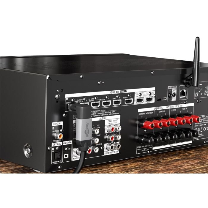 Adapter HDMI F-HDMI M 270° L 8K
