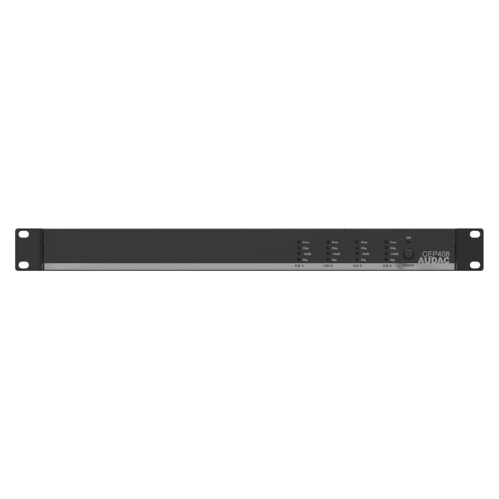 Audac CEP408 - Četvorokanalno energetski efikasno pojačalo 4x80W 70/100V