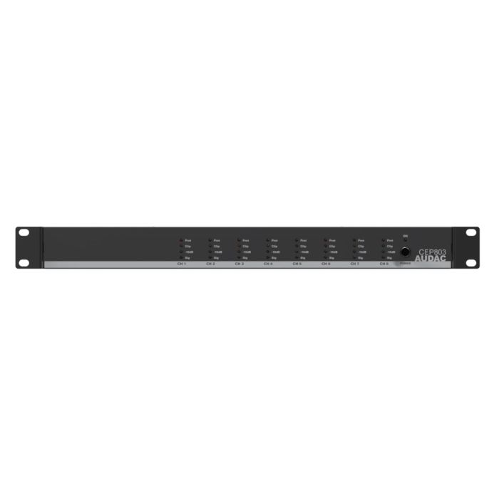 Audac CEP803 - Osmokanalno energetski efikasno pojačalo 8x30W 70/100V