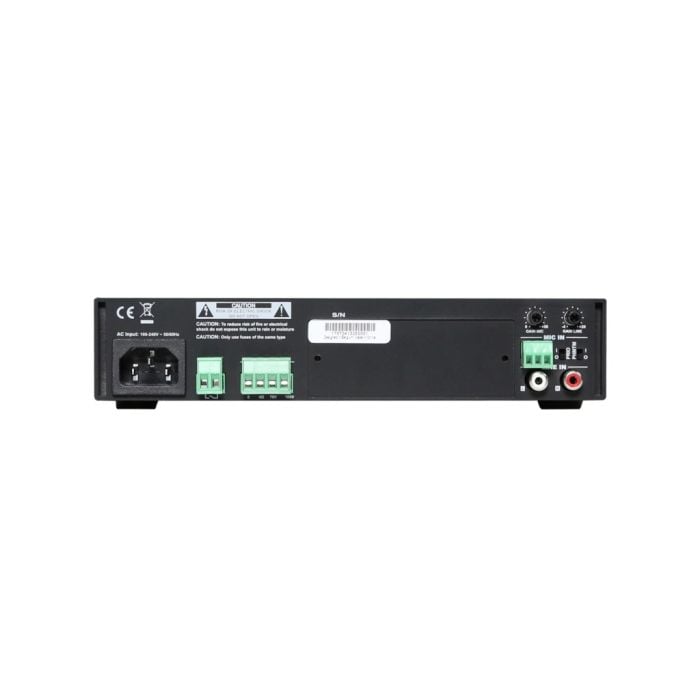 Audac COM108 - Kompaktno mikser pojačalo za javni razglas 80W 70/100V