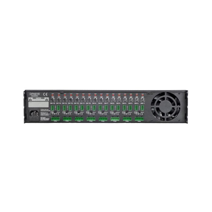 Audac DPA616 - Šesnaestokanalno Class-D pojačalo 16x60W za višezonsku distribuciju