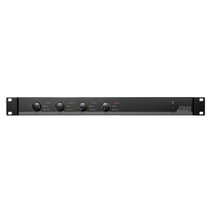 Audac EPA254 - Četvorokanalno energetski efikasno Class-D pojačalo 4x250W sa crossoverom