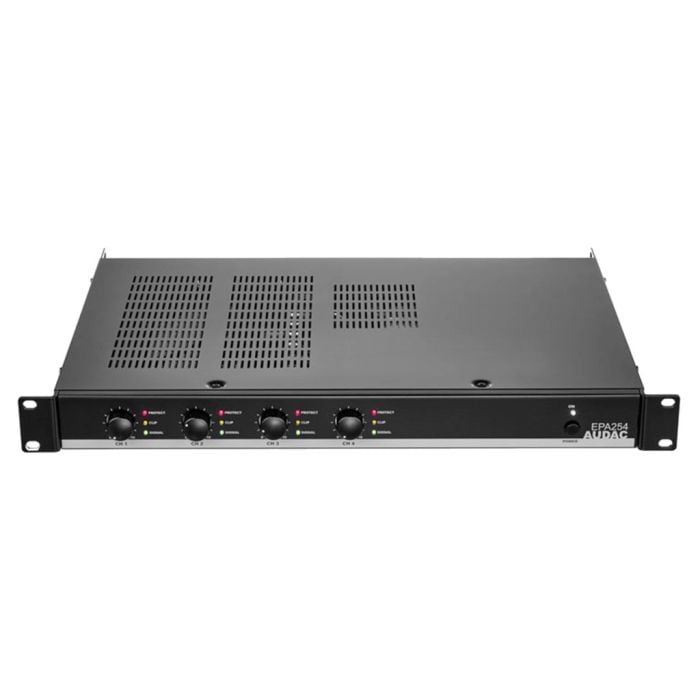 Audac EPA254 - Četvorokanalno energetski efikasno Class-D pojačalo 4x250W sa crossoverom