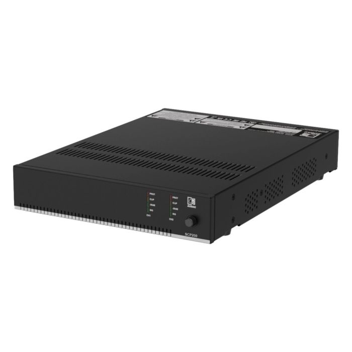 Audac SCP250 - Kompaktno dvojno pojačalo 2×500W, 1000W @ 70/100V