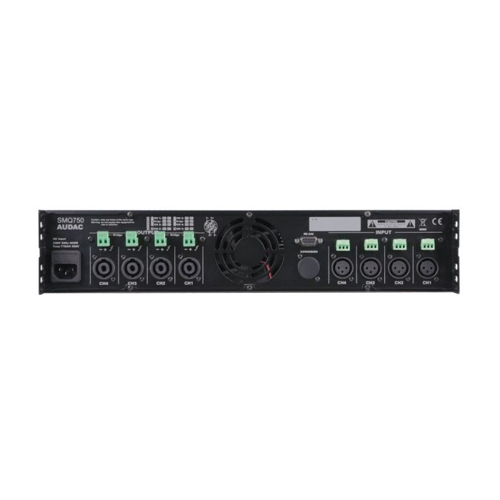 Audac SMQ750 - WaveDynamics™ DSP četverokanalno pojačalo 4×750W